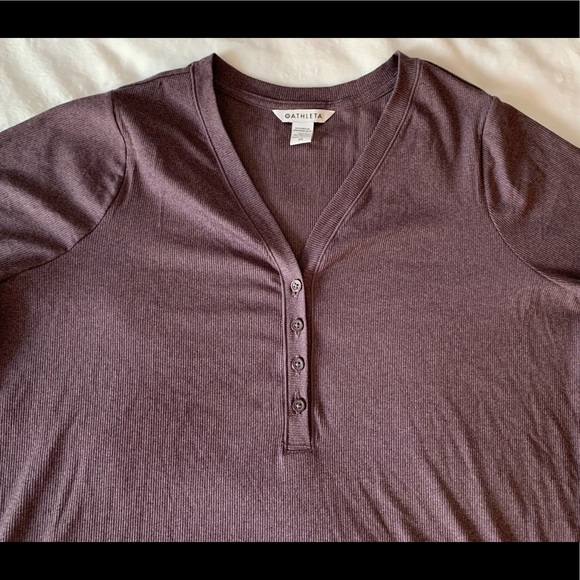 EUC uptempo ribbed Henley top - Picture 4 of 9